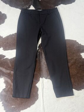 Liverpool Black Straight-Leg Women's Pants